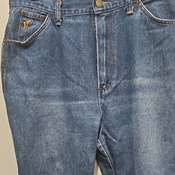 Vintage Wrangler Women's Classic Blue Straight Leg Jeans - Picture 6 of 6